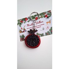 Svc Aksesuar Yeni Yıl Hediyesi Bolluk Bereket Nar Anahtarlık -  9 cm