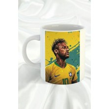 Sartre Art "neymar Jr.  Tasarımlı Hediyelik Porselen Kupa Bardak
