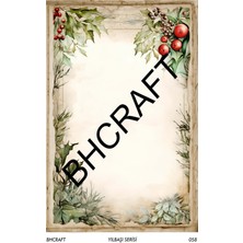 Bostancı Hobi Bh Craft Yılbaşı Serisi Pirinç Dekopaj NO:058