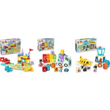 LEGO Duplo Seti 384 (10450 + 10421 + 10443)