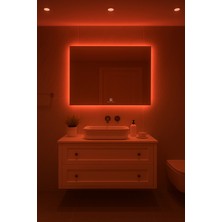 Digital Hayat Dikdörtgen Dokunmatik & Dimli Buton Işıklı Banyo Ayna 30X50 - 40X60 - 50X70 - 60X80