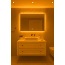 Digital Hayat Dikdörtgen Dokunmatik & Dimli Buton Işıklı Banyo Ayna 30X50 - 40X60 - 50X70 - 60X80