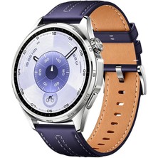 bbtech Huawei Watch 46MM Gt6 Pro Gt6 Gt5 Pro Gt5 Gt4 Gt3 Pro Gt3 GT2E Gt2 Uyumlu Deri Kordon 22MM Kayış