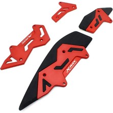 Xmax Techmax 250/300 2018-2025 Paspas Basamak Koruma Demir Seti Kırmızı Renk