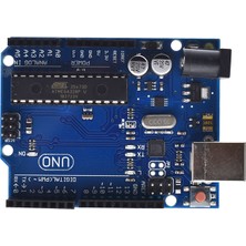 Volrobik Arduino Uno R3 Klon – ATMEGA328P Dıp Orijinal Chipsetli Geliştirme Kartı (Usb Kablo Hediyeli)