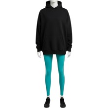 Sweatshirt Kapuşonlu Pamuklu Oversize
