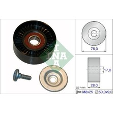 Ina 532064810 - Kayıs Gergı Rulmanı Mercedes W203 CL203 C209 W204 C209 W211 R171