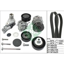 Ina 529005330 - Kanallı Kayıs Set Devırdaım 2 Kayıs Gergı Tamır Takım Setı Bmw M52 M54 E46 E39 E53