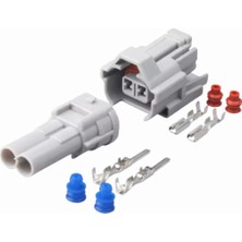 İTHAL Marş Motoru Konnektör Takım - Erkek/dişi (2 Pin)