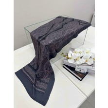 Acar İpek Etnik Desen Bambu Kraş Şal