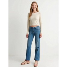 Busem Kadın Kısa Crop Taş