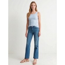 Stali Kadın Penye Atlet Bebe Mavi