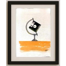 Karikatural Tao Kaijan 29X21CM Orijinal Karikatür Tablo