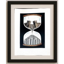 Karikatural Hafız Nesiroğlu 43X30CM Orijinal Karikatür Tablo