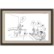 Karikatural Branko Prehuzic 29X21CM Orijinal Karikatür Tablo