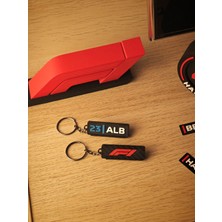 Volson Design F1 Formula 1 Pilot Siyah Anahtarlık