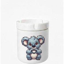 Sartre Art "sevimli Koala"  Tasarımlı Hediyelik  Kokusuz Söndür At Küllük Kül Tablası