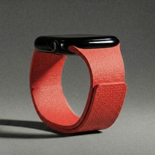 bbtech Apple Watch Series 11/10/9/8/7/se/se2/se3/ultra/ultra2/ultra3 Uyumlu 42/44/45/46/49MM Deri Görünümlü Yumuşak Dokulu Manyetik Mıknatıslı Kordon