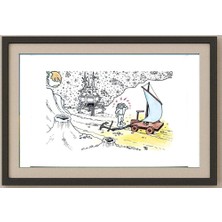 Karikatural Tomislav Dusanic 29X21CM Orijinal Karikatür Tablo