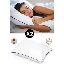 Khi-Zai 2 Adet Climate Nano Jel Yastık Otel Yastığı 50X70 cm %100 Pamuk Dış Kumaş
