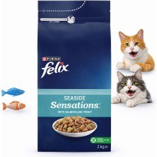 Felix Seaside Somonlu Sebzeli Kuru Kedi Maması 2 Kilogram