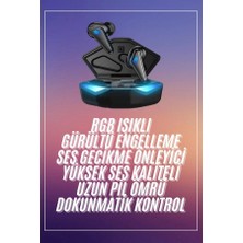 Khi-Zai Oyuncu Kulaklığı Mikrofonlu Kablosuz Gaming Kulaklık Powerban Yüksek Ses Kaliteli