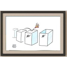 Karikatural Gianni Audisio 29X21CM Orijinal Karikatür Tablo