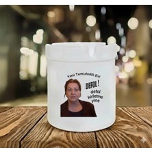 Sartre Art "yaprak Dökümü Hayriye"  Tasarımlı Hediyelik  Kokusuz Söndür At Küllük Kül Tablası