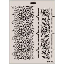 Rich Dantel Seri DN-902 Stencil 35X25 cm