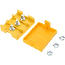 Alkatronik Kablo Bağlantı Kutusu 3 Pin M6 Vida Yüksek Akım Klemens Güç Dağıtım Koruma Terminal Elektrikli Bisi