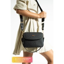 Just Polo Kadın Su Geçirmez Ayarlanabilir Askılı Şık El & Omuz Çantası