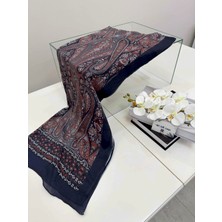 Acar İpek Etnik Desen Bambu Kraş Şal