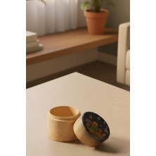 Küçük Prens Temalı El Boyaması Ahşap Takı Kutusu - Küçük Prens ve Tilki Desenli Hatıra Kutusu