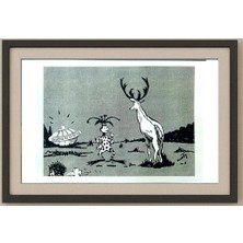 Karikatural Unknown 29X21CM Orijinal Karikatür Tablo