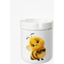 Sartre Art "sevimli Vız Vız Arı"  Tasarımlı Hediyelik  Kokusuz Söndür At Küllük Kül Tablası