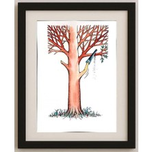 Karikatural Vladimiras Beresniovas 29X21CM Orijinal Karikatür Tablo