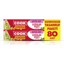 Cook Eko Buzdolabı Poşeti Büyük Boy 80'li 4 Adet