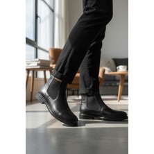 Desimod Erkek Hakiki Deri Chelsea Lastikli Tam Ortopedik Erkek Bot