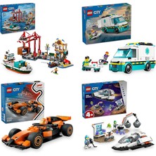 LEGO City Seti 549 (60422 + 60451 + 60442 + 60429)