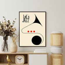 Siyah Ahşap Çerçeveli Tek Parça  Oturma Odası Salon Mutfak Dekoratif Tablo