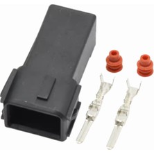 İTHAL Yakıt Enjektör Konnektör - Erkek (2 Pin)