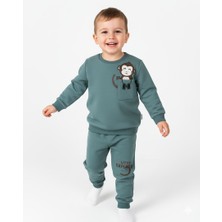 Selvira Baskılı Eşofman Takımı | Unisex Sweatshirt ve Alt Seti