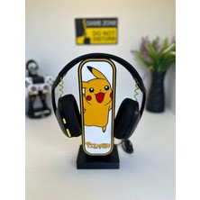 3dpazarıcom 3D Baskı Pikachu Tasarımlı Ledli Kulaklık Tutucu