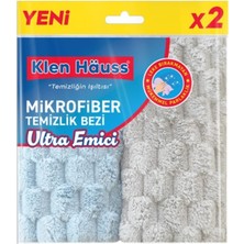 Klen Hauss Mikrofiber Ultra Emici Bez 2'li 3 Adet