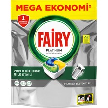 Fairy Platinum Limon Kokulu 72'li 1.073 G 4 Adet