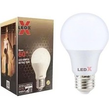 Ledx 9W LED Ampul Beyaz Işık 810 Lümen 60W Gücünde *10 Adet Fiyatı*