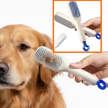 Neler Geldi Neler 1 Adet Sihirli Geri Çekilebilir Köpek Tarağı Kendini Temizleyen Köpek Fırçası Kolay Temizlenen Fırça