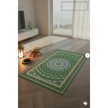 Harikabirev Seccade Yumuşak Yüzey Kaymaz Taban Modern Şık Iran Tasarımı Zümrüt |scd