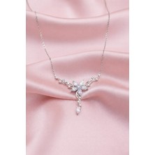 Çekirdek Jewelry 925 Ayar Gümüş Sarmaşık Yıldızlı Kolye