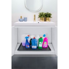 Vivenda Çok Amaçlı Ayakkabı Tepsisi, Dolap İçi Plastik Altlık, Plastik Düzenleyici, 35 x 71 cm